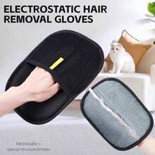 1pc Black Pet Hair Removal Glove, 2 Sizes Available, 5 Colors, Multi-Functional Pet Supplies Suitable For Cats And Dogs. Effectively Removes Pet Hair From Clothes, Sofa, Furniture And Cat Scratching Board, Especially Suitable For Shedding Season In Winter