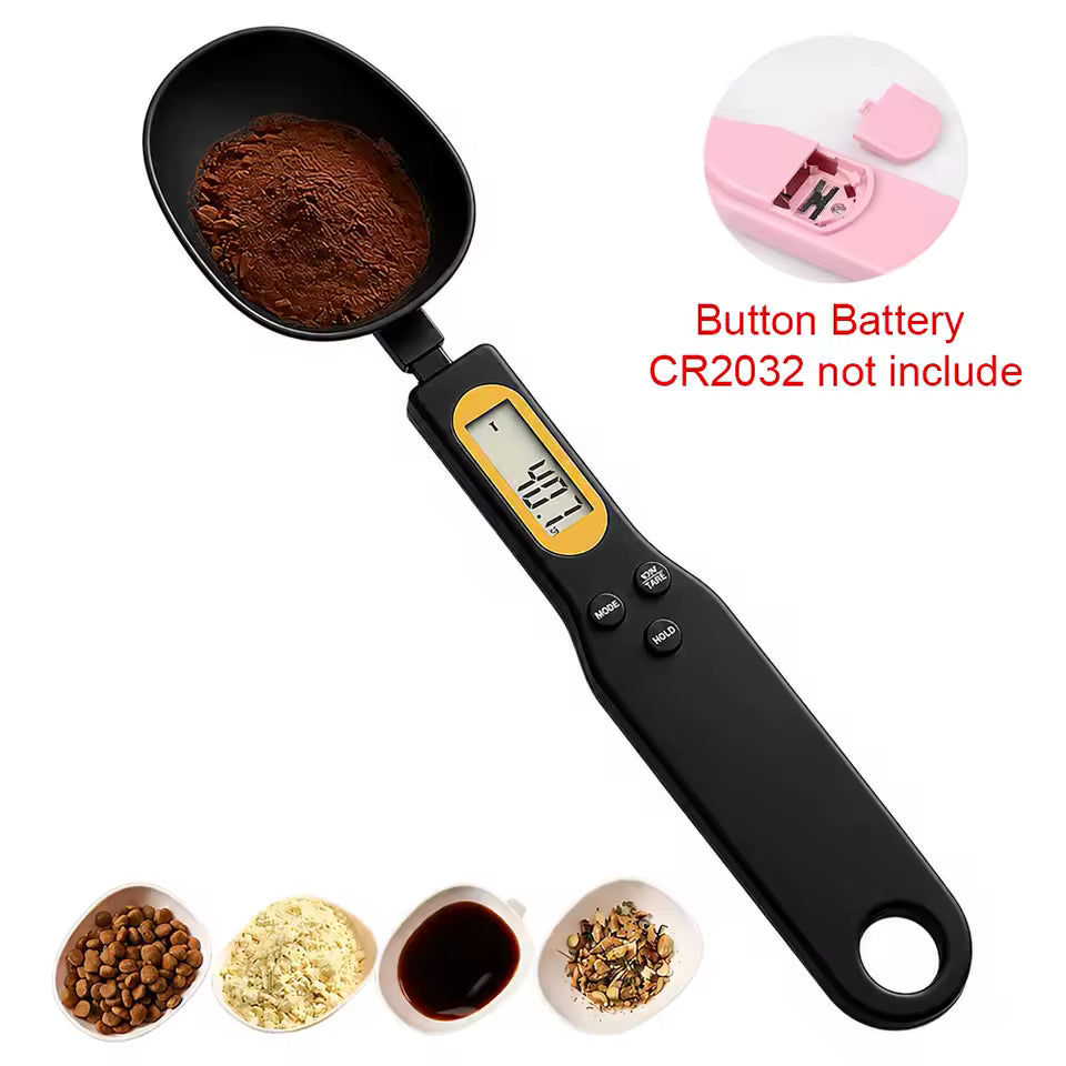Digital Measuring Spoon Scale 0.1-500g LCD Digital Kitchen Food Scale Coffee Powder Milk Flour Mini Weight Tool Measure Spoon