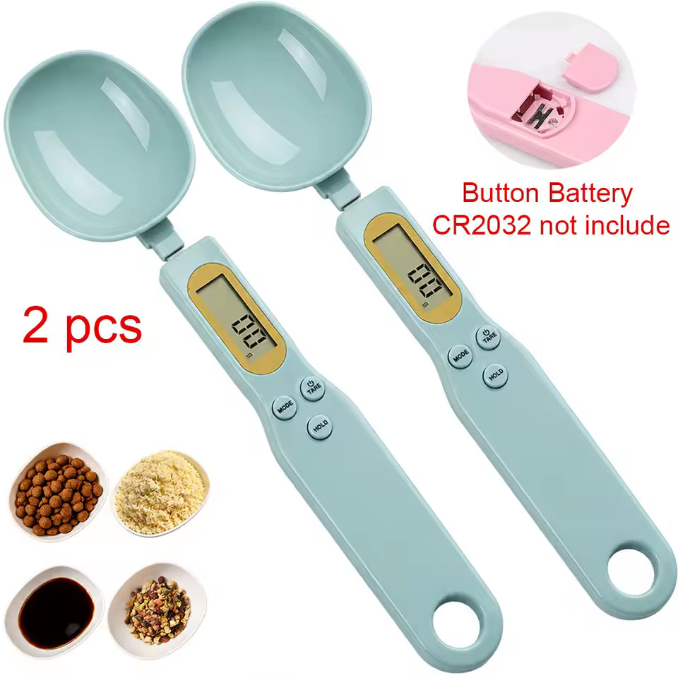 Digital Measuring Spoon Scale 0.1-500g LCD Digital Kitchen Food Scale Coffee Powder Milk Flour Mini Weight Tool Measure Spoon