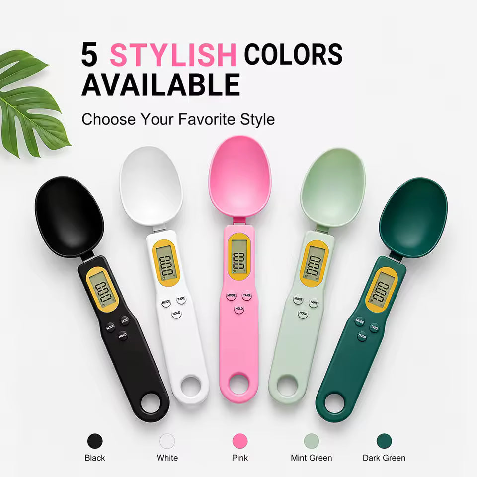 Digital Measuring Spoon Scale 0.1-500g LCD Digital Kitchen Food Scale Coffee Powder Milk Flour Mini Weight Tool Measure Spoon