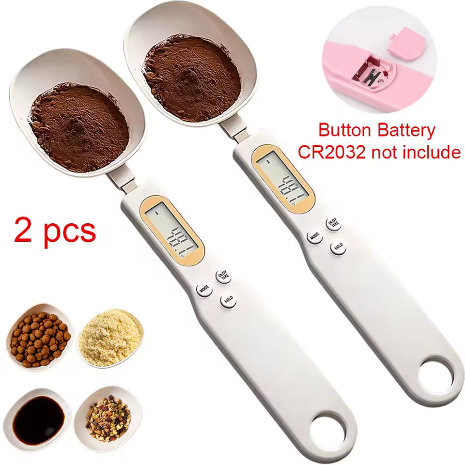 Digital Measuring Spoon Scale 0.1-500g LCD Digital Kitchen Food Scale Coffee Powder Milk Flour Mini Weight Tool Measure Spoon