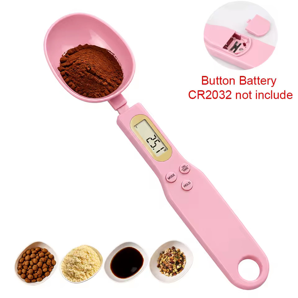Digital Measuring Spoon Scale 0.1-500g LCD Digital Kitchen Food Scale Coffee Powder Milk Flour Mini Weight Tool Measure Spoon