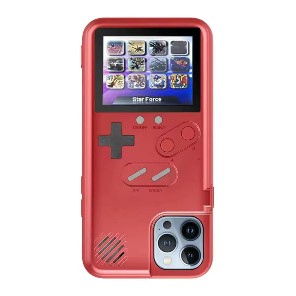 Iphone Case - Playable Gameboy Case Retro 3D Video Game Cover Console