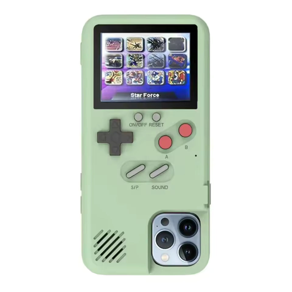 Iphone Case - Playable Gameboy Case Retro 3D Video Game Cover Console