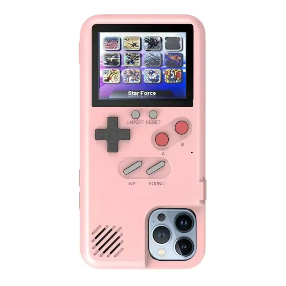 Iphone Case - Playable Gameboy Case Retro 3D Video Game Cover Console