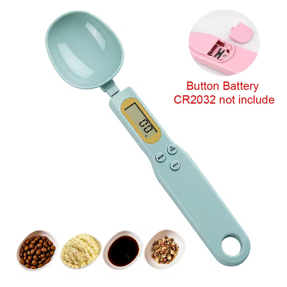 Digital Measuring Spoon Scale 0.1-500g LCD Digital Kitchen Food Scale Coffee Powder Milk Flour Mini Weight Tool Measure Spoon