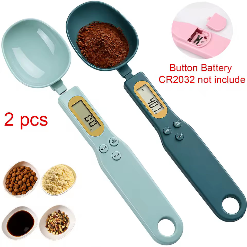 Digital Measuring Spoon Scale 0.1-500g LCD Digital Kitchen Food Scale Coffee Powder Milk Flour Mini Weight Tool Measure Spoon