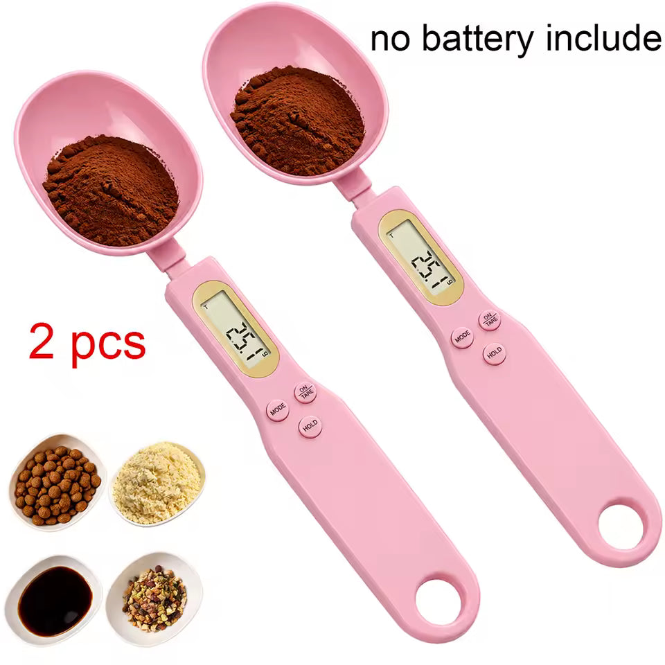 Digital Measuring Spoon Scale 0.1-500g LCD Digital Kitchen Food Scale Coffee Powder Milk Flour Mini Weight Tool Measure Spoon
