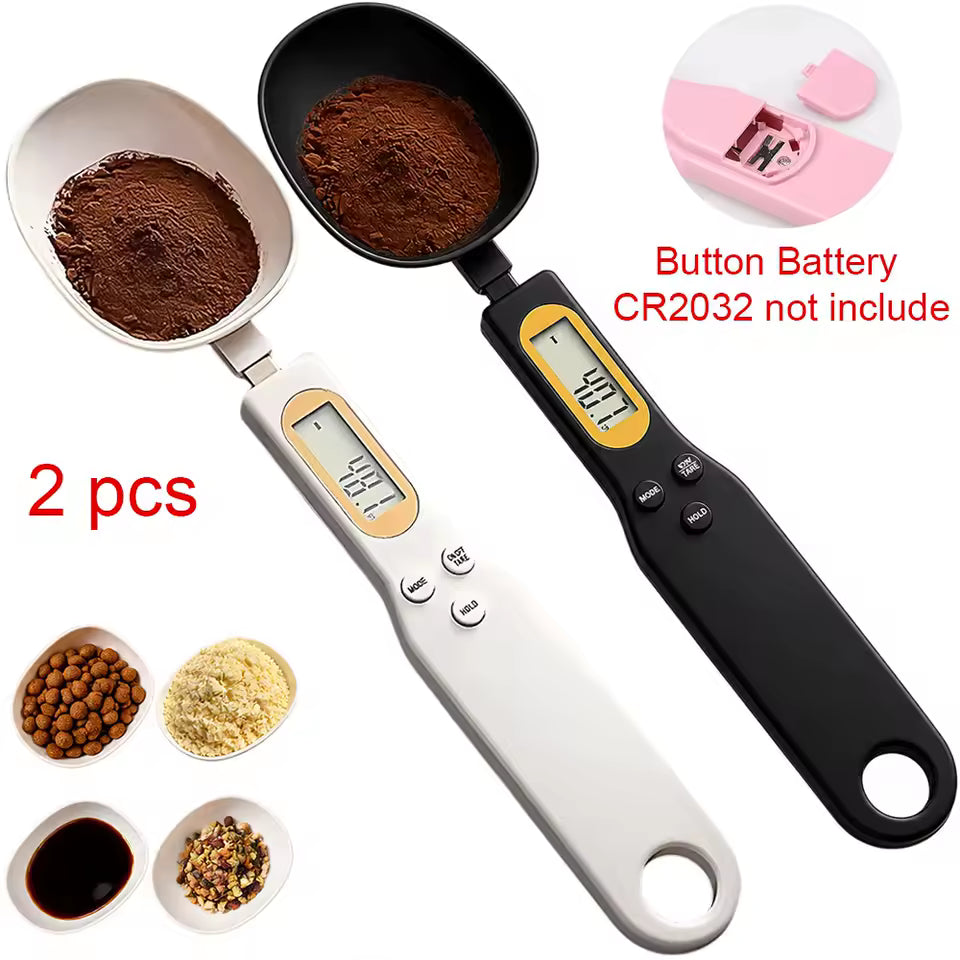 Digital Measuring Spoon Scale 0.1-500g LCD Digital Kitchen Food Scale Coffee Powder Milk Flour Mini Weight Tool Measure Spoon