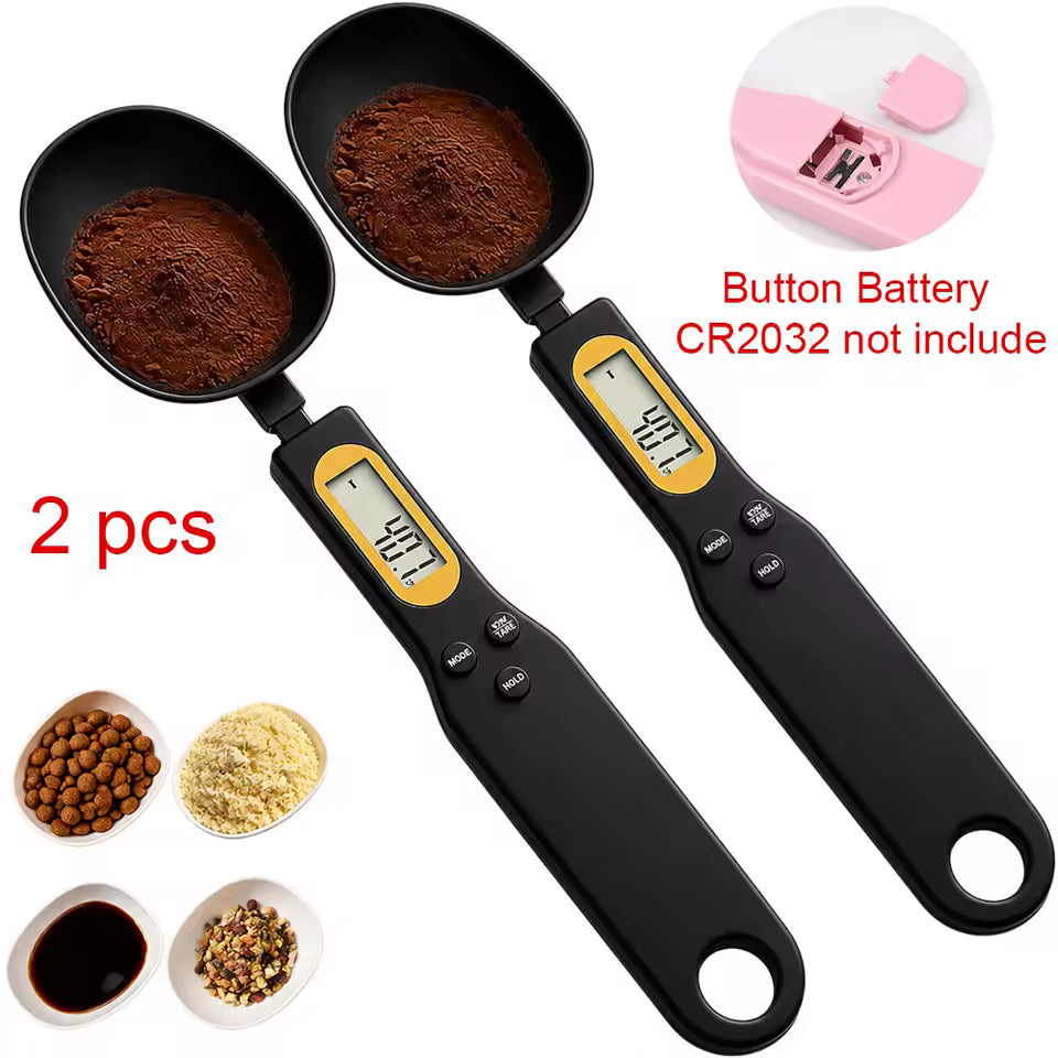 Digital Measuring Spoon Scale 0.1-500g LCD Digital Kitchen Food Scale Coffee Powder Milk Flour Mini Weight Tool Measure Spoon