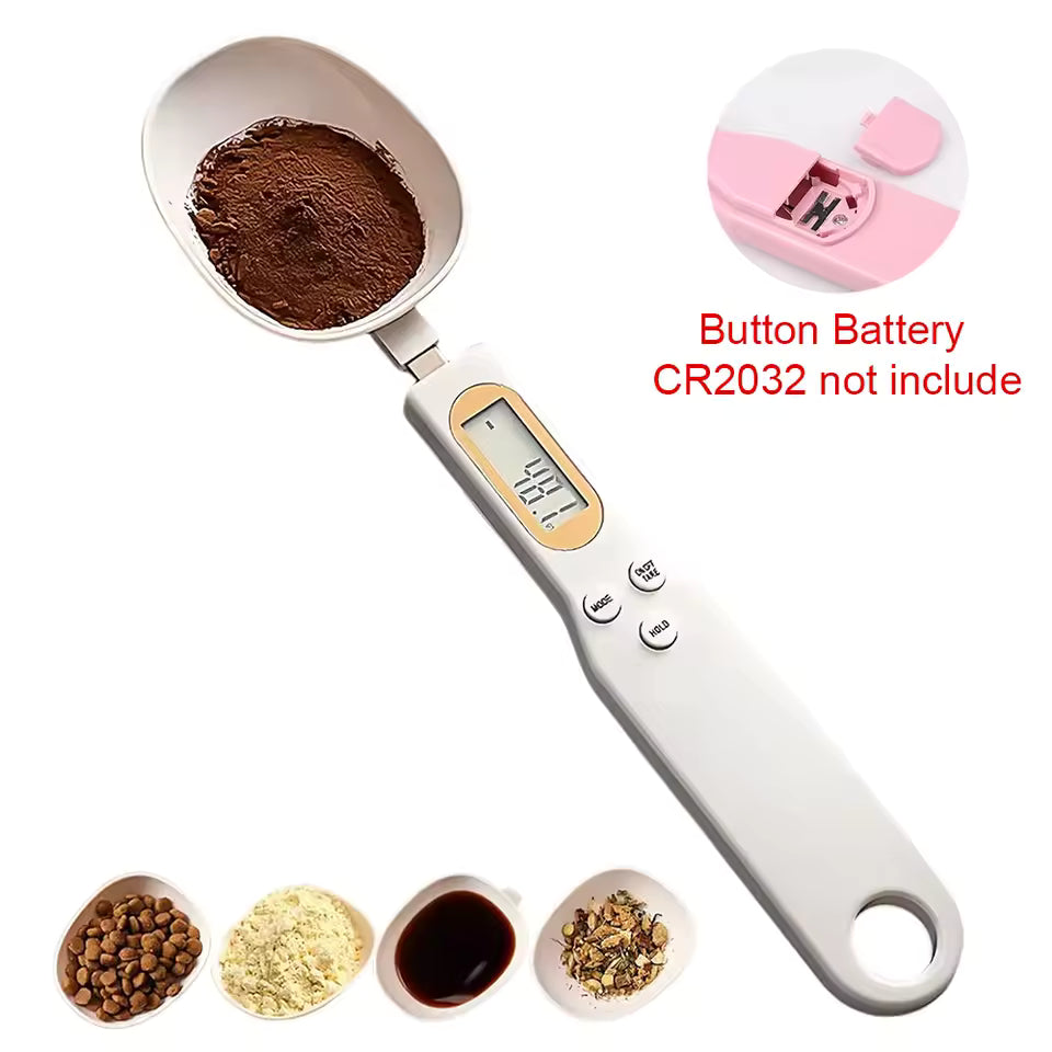 Digital Measuring Spoon Scale 0.1-500g LCD Digital Kitchen Food Scale Coffee Powder Milk Flour Mini Weight Tool Measure Spoon